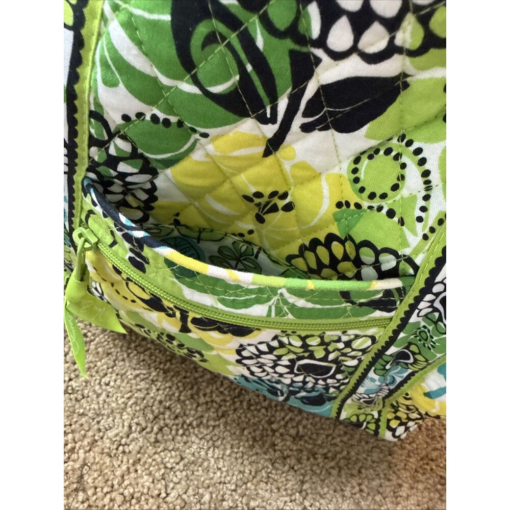 Vera Bradley Quilted Women's Lime Hipster Crossbody Bag & Matching Wallet Summer - Picture 3 of 13